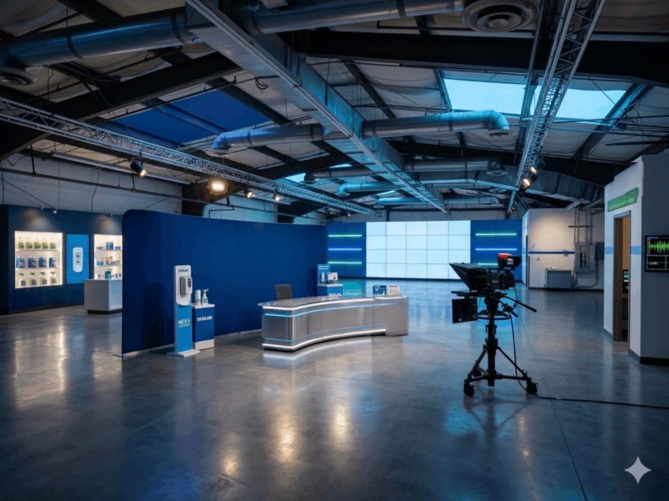 Flexible warehouse production space
