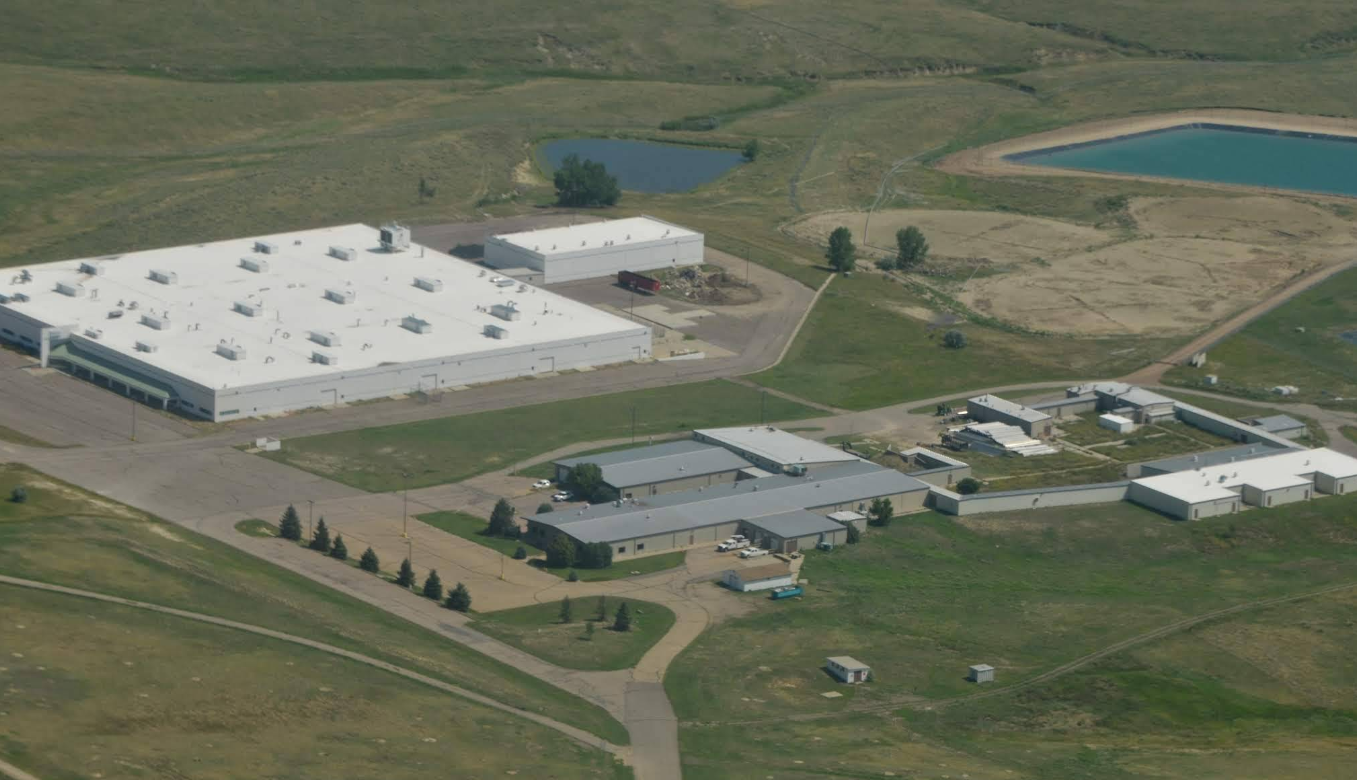 Aerial view of the Colorado Creative Studios production campus at Appogee Business Park