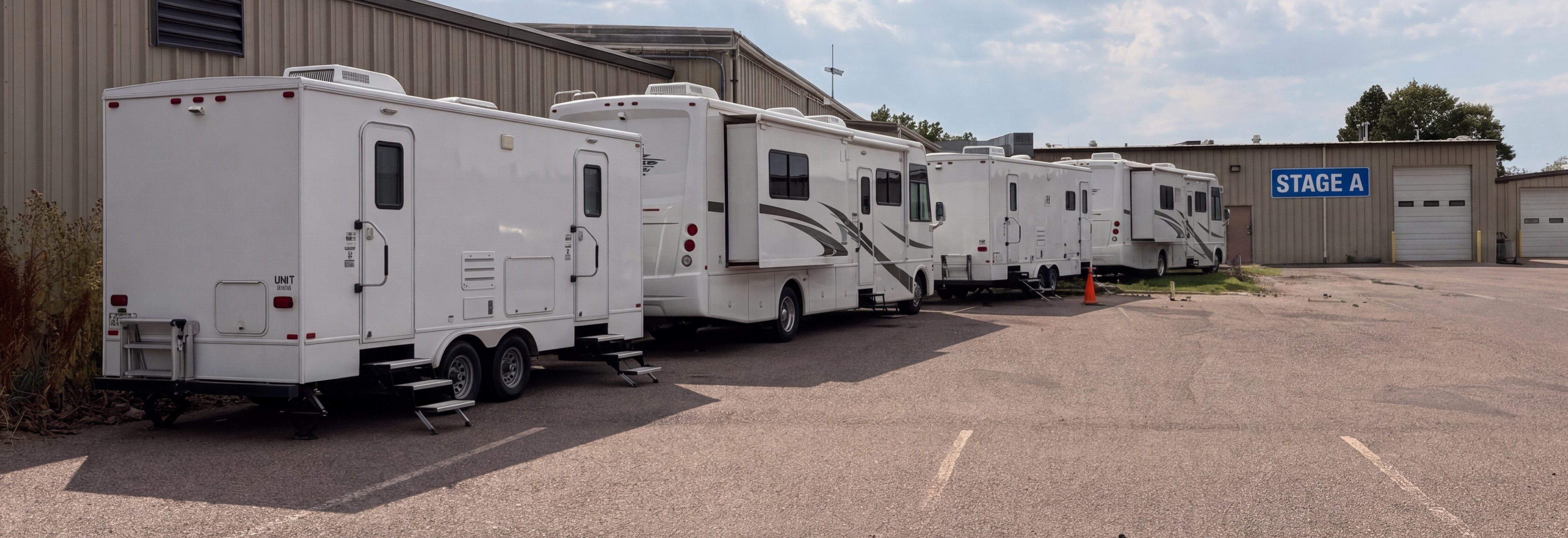 Production Basecamp and Motorhomes